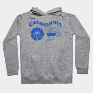 California Coast Retro 70s Beach Hoodie